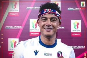 打入制胜球，恩多耶当选博洛尼亚1-0AC米兰一役全场最佳球员